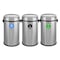 Alpine Industries Trash Can, Stainless Steel Brushed, Stainless Steel/Plastic ALP470-65L-1-R-T-CO - alternate 1